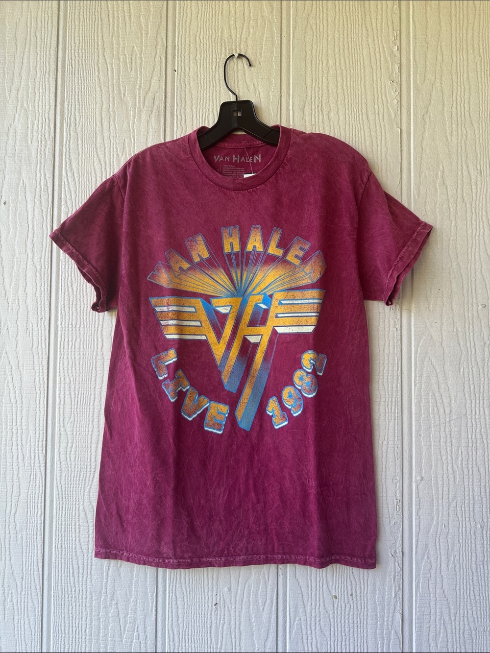 NWOT Van Halen Live 1983 Graphic Tee